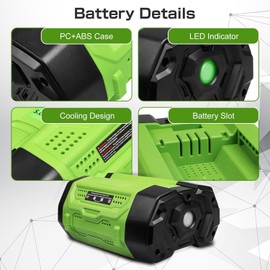 BatteryJunction 56V 7.5Ah BA1400T Lithium Battery For EGO Power+ BA5600T BA4200T BA2800T 7.5Ah