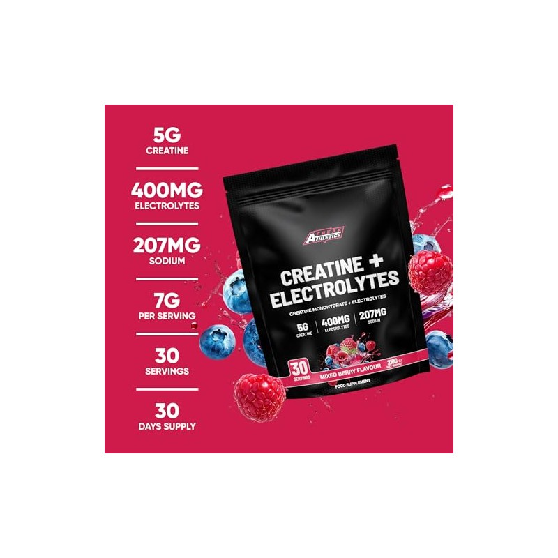 Freak Athletics Creatine Monohydrate Powder + Electrolytes Powder - Mixed
