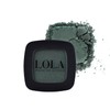 Lola Make-Up Mono Eyeshadow, Dark Green, Satin, Rich Intense Pigmentation,