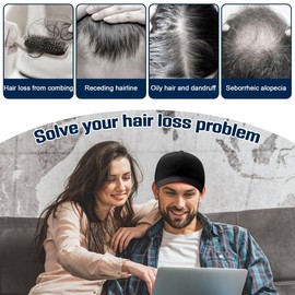 Kerargan - Duo Anti-Haarausfall Maske und Serum mit Rizinusöl für trockenes, brüchiges und lebloses Haar - Stärkt und fördert das Wachstum - Ohne Sulfate, Mineralöle und GVO - 500ml + 100ml