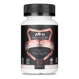 Hongo Melena de León 500mg 100 Cápsulas  Lions Mane Mushroom Supplement, 100 caps                                                                     