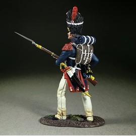 W. Britain Napoleonic War 36187 French Imperial Guard Standing Defending Toy Soldier