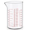 Aeseusia Glass Measuring Cup 120ML(4OZ), Made of High Borosilicate, V-Shaped