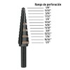 Truper BES-13, Broca escalonada óxido negro 13 escalones 1/8" a