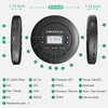 CD Player Portable, MONODEAL Bluetooth CD Player, Rechargeable Compact Small