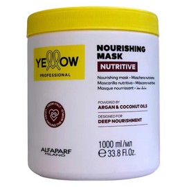 Yellow Professional Mascarilla Nutritiva con Aceites de Argán y Coco, Tratamiento Capilar Nutritivo, 1000 ml