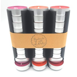 Tea light dispenser for up to 30 tea lights, tea light holder for more order in the cupboard in classic black, clean and tidy storage of tea lights (no tea lights included)