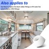Adabuing 16435 RV Plastic Santoprene Swivel Seal 1/2" Replacement for