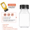 OBKJJ 80pcs 4oz Plastic Juice Bottles, Juice Bottle with Caps