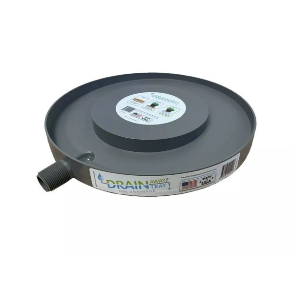 Drain Away 15.5" Black Drain Away Drain Tray -Your Container