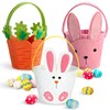 panemy Felt Easter Bunny, Pack of 3 Easter Baskets, Easter