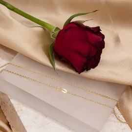 Carissima Gold Women's 9 ct Yellow Gold 1.3 mm Round Belcher Chain Necklace of Length 51 cm/20 Inch