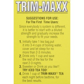 BODY BREAKTHROUGH TEA,DIET TRIM-MAXX,LEMON, 30 BAG