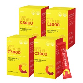 Newmate Mega Vitamin C 3000mg 30 Packets (4 Boxes/4 Month Supply) / .뉴메이트 메가 비타민C 3000mg 30포 (4박스4개월분)