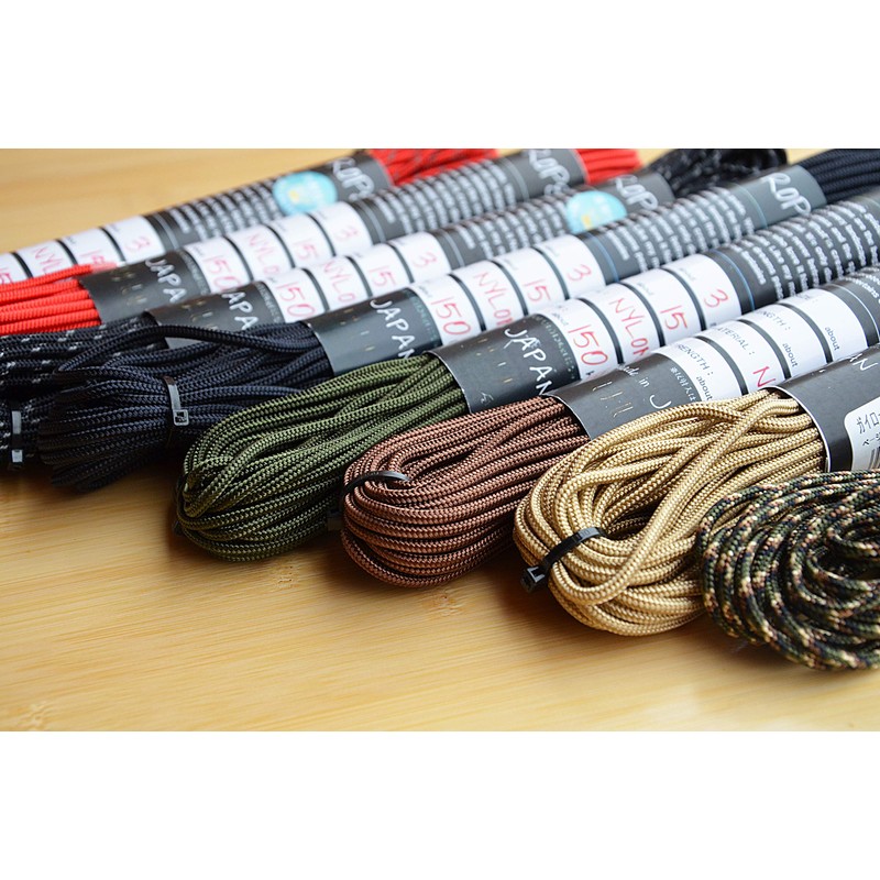 Sanyu Sangyo UUU-0077 Guy Rope, Reflective Red, Thickness 0.1 inches
