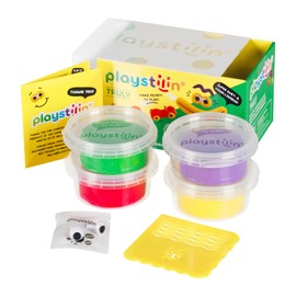 Playstilin® TRULY Original Play Clay | Super Kneading and Malleable Vegan Children's Clay | Creative Plasticine Kneading Set with Accessories and Tools in the Box | Modelling Clay Non-Drying