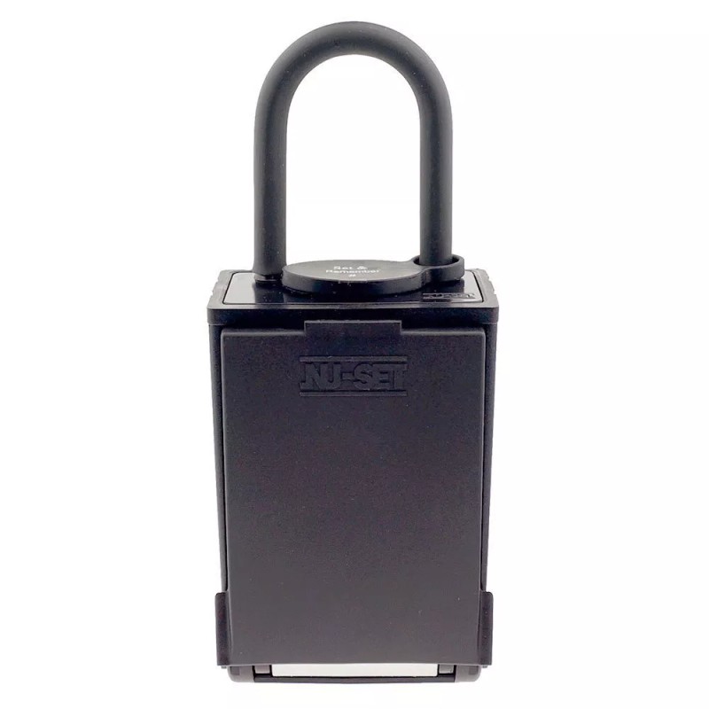 NU-SET Combo Locking Shackle - Key/Card Storage Push Button Lockbox