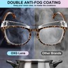 OXG 4 Pack Safety Glasses Anti Fog Goggles, Protective Eyewear