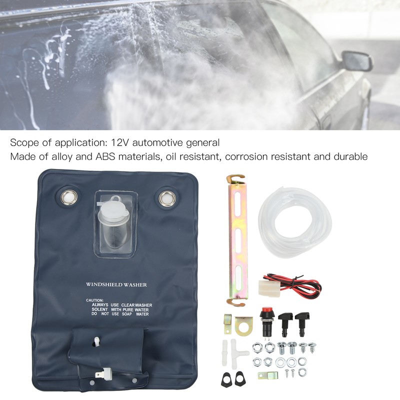 Windshield Washer Kit Easy Replaceable Convenient Practical Washer Bag Kit