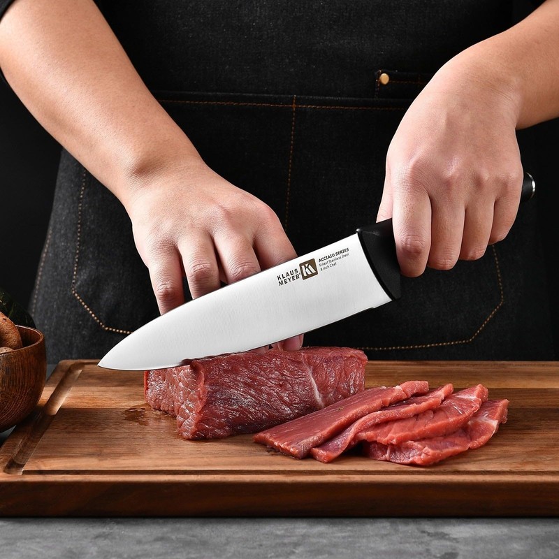 Klaus Meyer Acciaio High Carbon Stainless Steel 8 inch Chef's