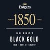 Folgers 1850 Black Gold Dark Roast Coffee, 10 Keurig K-Cup