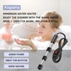 Immersion Water Heater for Bathtub with Switch and LCD Thermometer