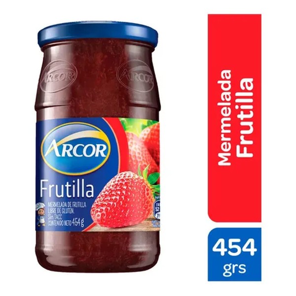 Arcor Mermelada de Frutilla Strawberry Jam, 454 g / 16.01 oz