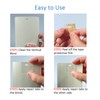 60 PCS Vertical Blind Repair Tabs Kit Clear Fixer Verticle