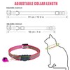 Cat Collar with Bells 6 Pack Reflective Breakaway Collars Safe