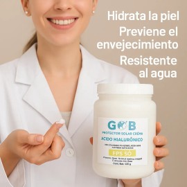 Protector Solar Ácido Hialurónico Crema Ozonizada 50+ 450 G