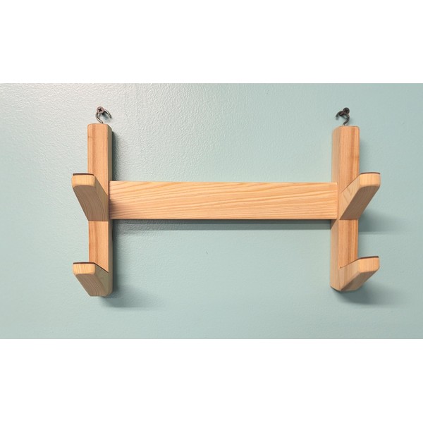 Native American Flute - 2 Flute Wall Rack - handmade