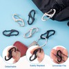 HINZIC 10pcs Anti Theft Zipper Locks, Dual Opening Theft Deterrent