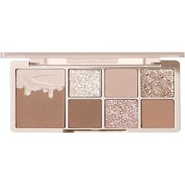 Greatideal Paleta de Sombras de Ojos de 7 Colores, Paleta de Maquillaje de Ojos, Brillo Mate metálico Brillante Altamente pigmentado, Colores Brillantes Naturales mezclables de Larga duración, Polvo