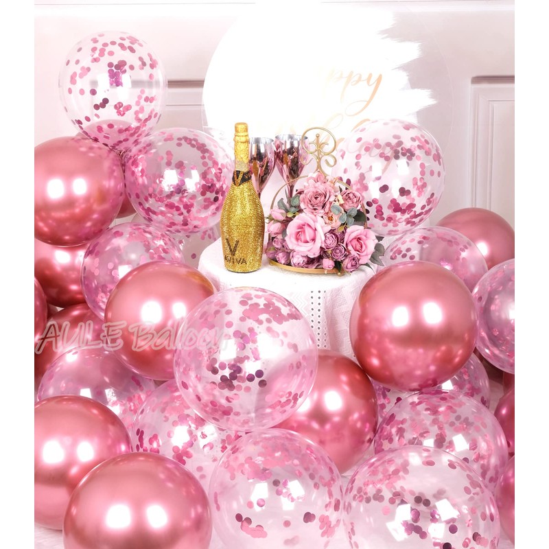 AULE Balloons Pink Metallic: