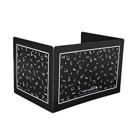 Really Good Stuff Plastic Privacy Shields for Student Desks â Single - Large - Study Carrel Reduces Distractions - Keep Eyes from Wandering During Tests, Black School Tools