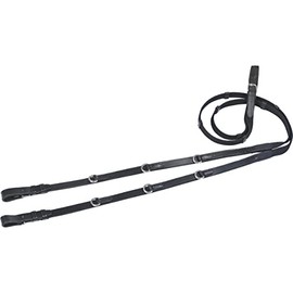 Web Reins with D-rings for Market-Harborough, Pony, black