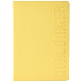 MiGoals 2025 Bold Goal Digger Diary - Weekly Action - B5 - Soft Cover - Boxed - Yellow - 21x25cm - 12 Pages Per Month