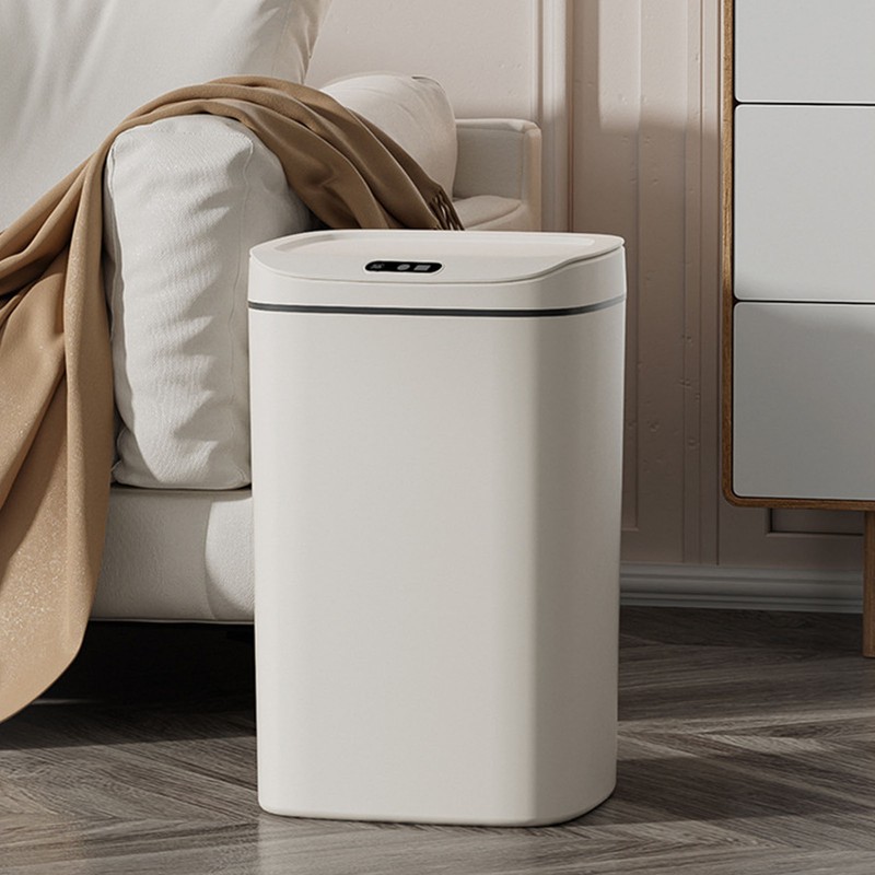 Automatic Motion Sensor Trash Can with Lid Smart Touchless Garbage