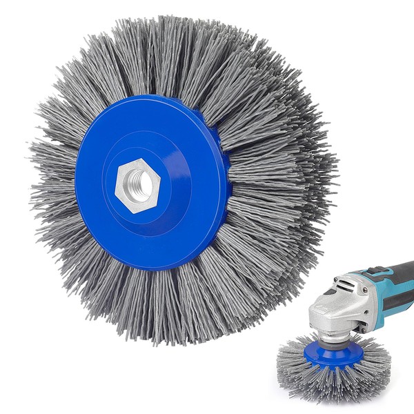Shineboc Sanding Brushes 180 Grit 150 mm Nylon Brush Wire