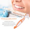 Sonew Dual Head Denture Toothbrush, Remove Plaque for Partial, Half,