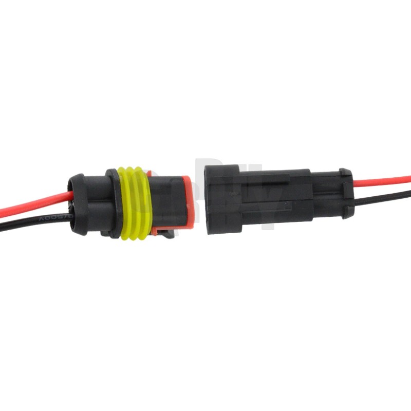 carbbuy 20X Car Waterproof Electrical Wire Cable Connector Male Female