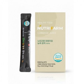 Natural Health Cabbage Concentrated Liquid 10g / 자연건강 양배추 농축 원액 10g X 10스틱, 1개, 1ml