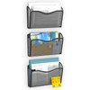 BOHDK Wall File Organizer, Mesh Hanging File Organizer, Durable Home