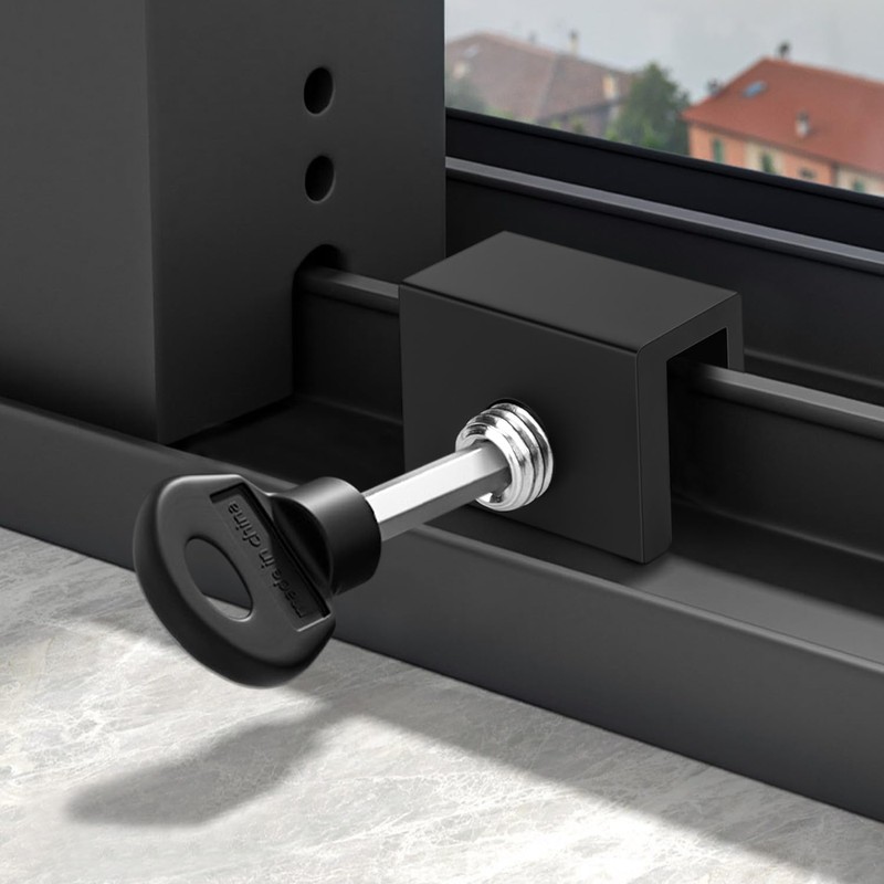 Shwdsy Window Lock, Pack of 6 Sliding Window Locks, Adjustable