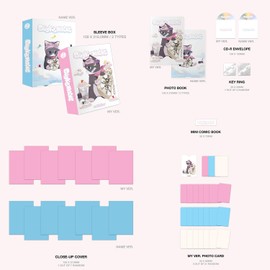 SAY MY NAME - 2nd EP Album [My Name Is...] (NAME Ver.) Sleeve Box + Close-Up Cover + CD-R + Photo Book + Key Ring + Mini Comic Book + Photo Card + Sticker + Mini Poster + Fortune Card