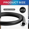 2PCS 2.62Ft Adjustable Automotive Weather Stripping Door Seal,Open-end Car Door