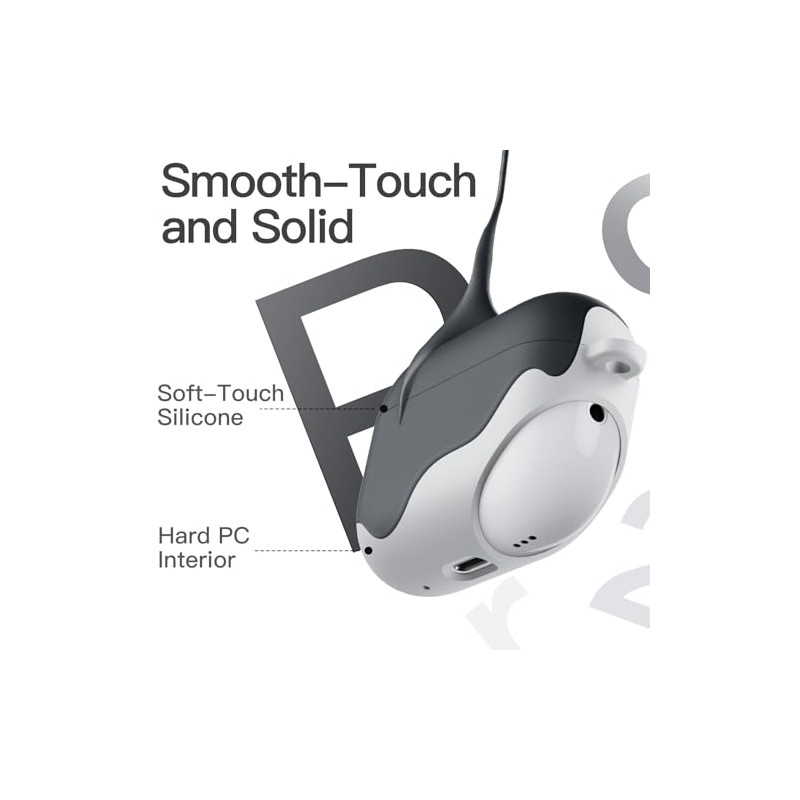 JETech Funda de Silicona para AirPods Pro 21, con Llavero,