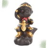 LABRIMP Monkey Tea Pet Craft Monkey Craft Monkey Desktop Ornament