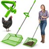 2026 Upgraded 2-in-1 Chicken Poop Scooper & Rake with Handle,