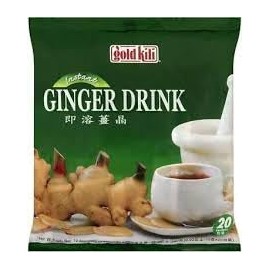 Gharana Swaad ka Khazaana Gold Kili Ginger Drink - Packs of 20 Sachets (360gm) | Instant Ginger Tea Flavor